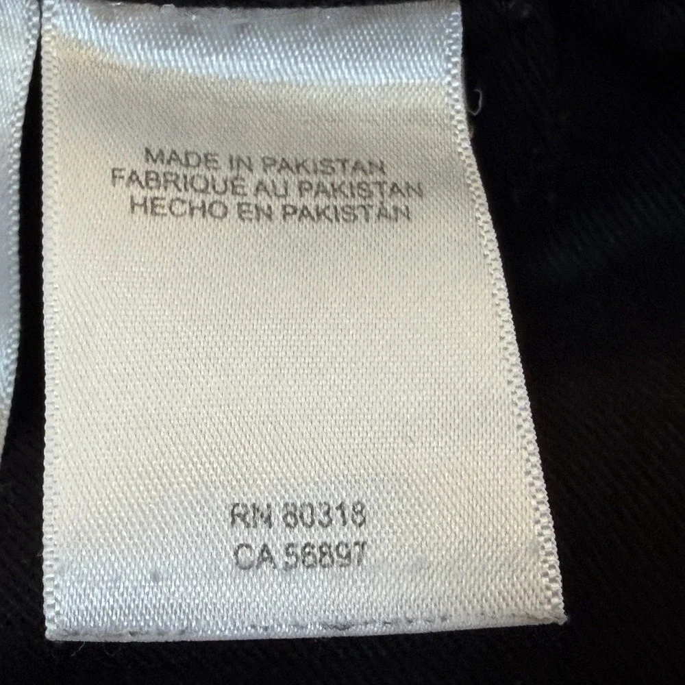 Lucky Brand 410 Athletic Straight Jeans Mens Sz 34x32 Faded Black Wash Stretch